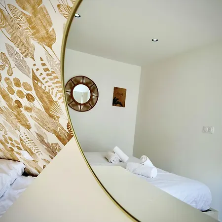 Appartement Cosy & Moderne T2 Avec Jardin Parking